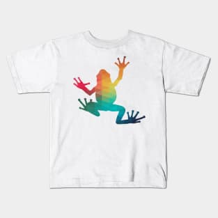 Rainbow frog Kids T-Shirt